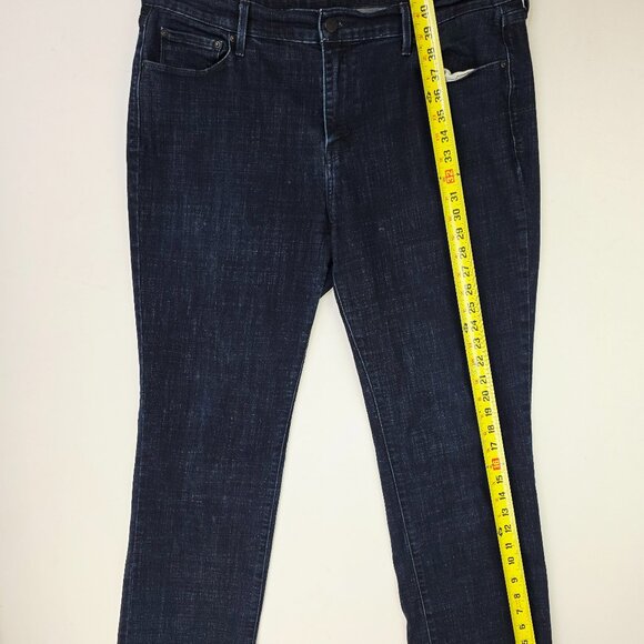 Levi's 505 Straight Size 33X32 Womens Blue 5 Pocket Logo Tag Cotton Blend Jeans - Picture 9 of 14